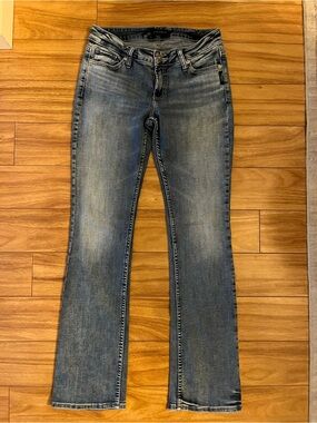 Silver Jeans Women's Boot Cut Jeans - Medium Blue Wash